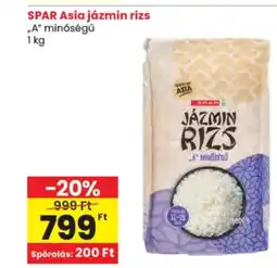 Spar Spar Asia jázmin rizs ajánlat
