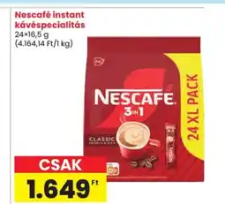 Spar Nescafe 3in1 instant kávéspecialitás ajánlat