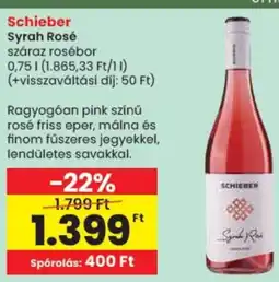 Spar Schieber Syrah Rosé ajánlat