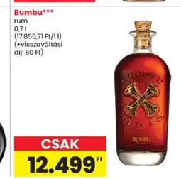 Spar Bumbu rum ajánlat