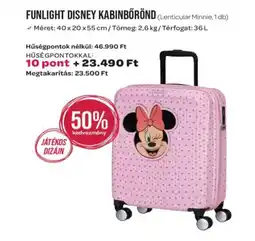 Spar Funlight Disney kabinbőrönd ajánlat