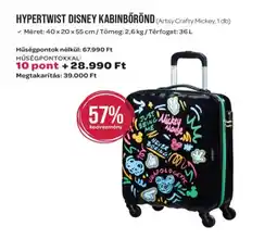 Spar Hypertwist Disney kabinbőrönd ajánlat