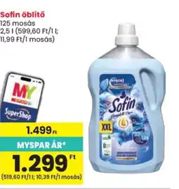 Spar Sofin öblítő ajánlat