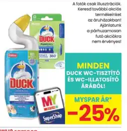 Spar Duck WC-tisztító és WC-illatosító ajánlat