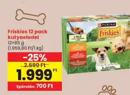 Spar Purina Friskies kutyaeledel ajánlat