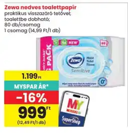Spar Zewa nedves toalettpapír ajánlat