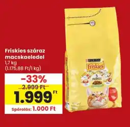 Spar Friskies száraz macskaeledel ajánlat