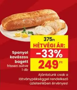 Spar Spanyol kovászos bagett ajánlat
