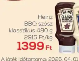 GRoby Heinz bbq szósz klasszikus ajánlat