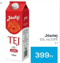 GRoby Jásztej esl tej 2,8% ajánlat