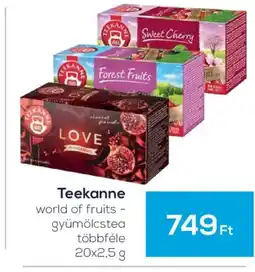 GRoby Teekanne world of fruits - gyümölcstea ajánlat