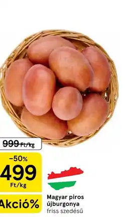 Tesco Magyar piros újburgonya ajánlat