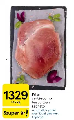Tesco Friss sertéscomb ajánlat