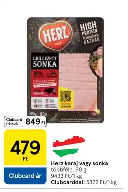 Tesco Herz karaj vagy sonka ajánlat