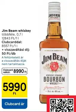 Tesco Jim Beam whiskey ajánlat