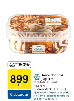 Tesco Tesco dobozos jégkrém ajánlat