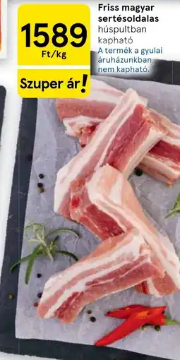 Tesco Friss magyar sertésoldalas ajánlat