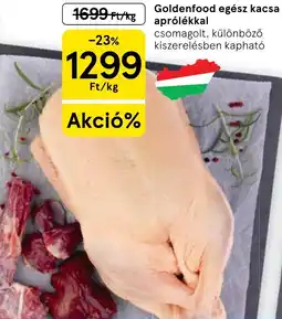 Tesco Goldenfood egész kacsa aprólékkal ajánlat