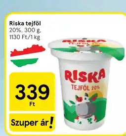 Tesco Riska tejföl ajánlat