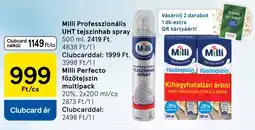 Tesco Milli Perfecto főzőtejszín multipack ajánlat