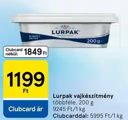 Tesco Lurpak vajkészítmény ajánlat
