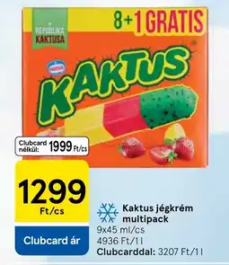 Tesco Nestlé Kaktus jégkrém multipack ajánlat
