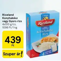 Tesco Riceland Konyhakész vagy Gyors rizs ajánlat