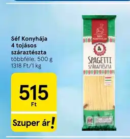 Tesco Séf Konyhája 4 tojásos száraztészta ajánlat
