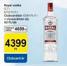 Tesco Royal vodka ajánlat