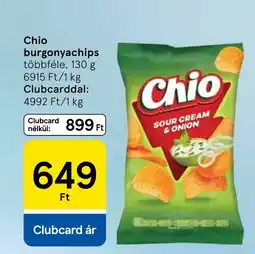 Tesco Chio burgonyachips ajánlat