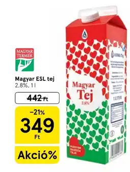 Tesco Magyar esl tej ajánlat