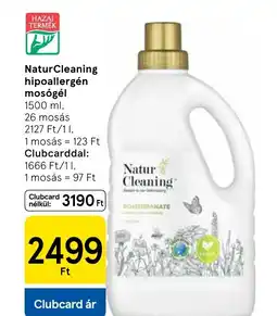 Tesco NaturCleaning hipoallergén mosógél ajánlat