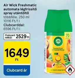 Tesco Air Wick Freshmatic automata légfrissítő spray utántöltő ajánlat