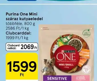 Tesco Purina One Mini száraz kutyaeledel ajánlat