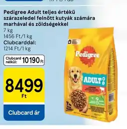 Tesco Pedigree Adult teljes értékű szárazeledel felnőtt kutyák számára marhával és zöldségekkel ajánlat