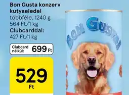 Tesco Bon Gusta konzerv kutyaeledel ajánlat