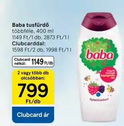 Tesco Baba tusfürdő ajánlat