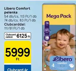 Tesco Libero Comfort pelenka ajánlat
