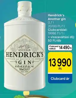 Tesco Hendricks Another gin ajánlat