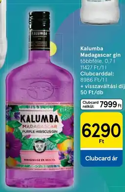Tesco Kalumba Madagascar gin ajánlat