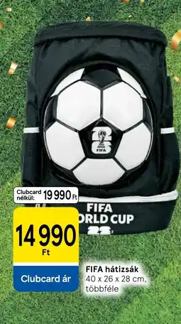 Tesco Fifa hátizsák ajánlat