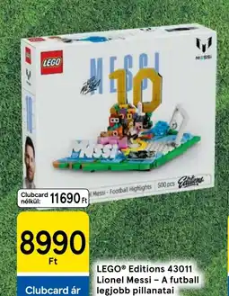 Tesco Lego Editions 43011 Lionel Messi - A futball legjobb pillanatai ajánlat