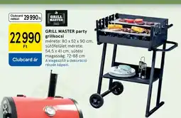 Tesco Grill master party grillkocsi ajánlat