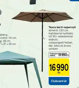 Tesco Tesco kerti napernyő ajánlat