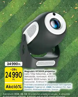 Tesco Magcubic HY300X projektor ajánlat