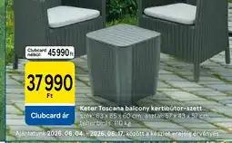 Tesco Keter Toscana balcony kertibútor-szett ajánlat