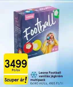 Tesco Leone Football vaníliás jégkrém multipack ajánlat