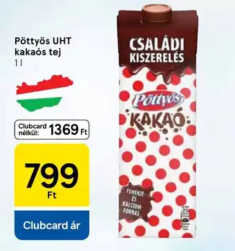 Pöttyös UHT kakaós tej