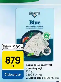 Tesco Lazur Blue szeletelt márványsajt ajánlat