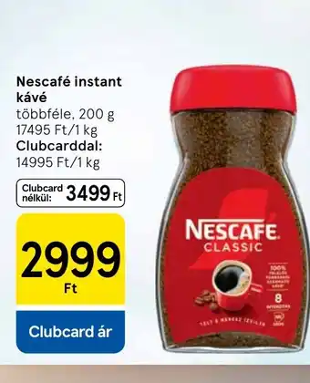 Tesco Nescafe instant kávé ajánlat